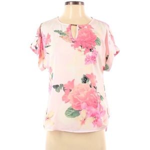 Calvin Klein Short Sleeve Blouse Size XS